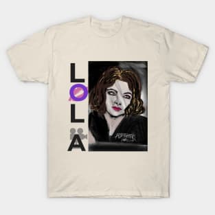 Vintage beautiful  lady Lola T-Shirt